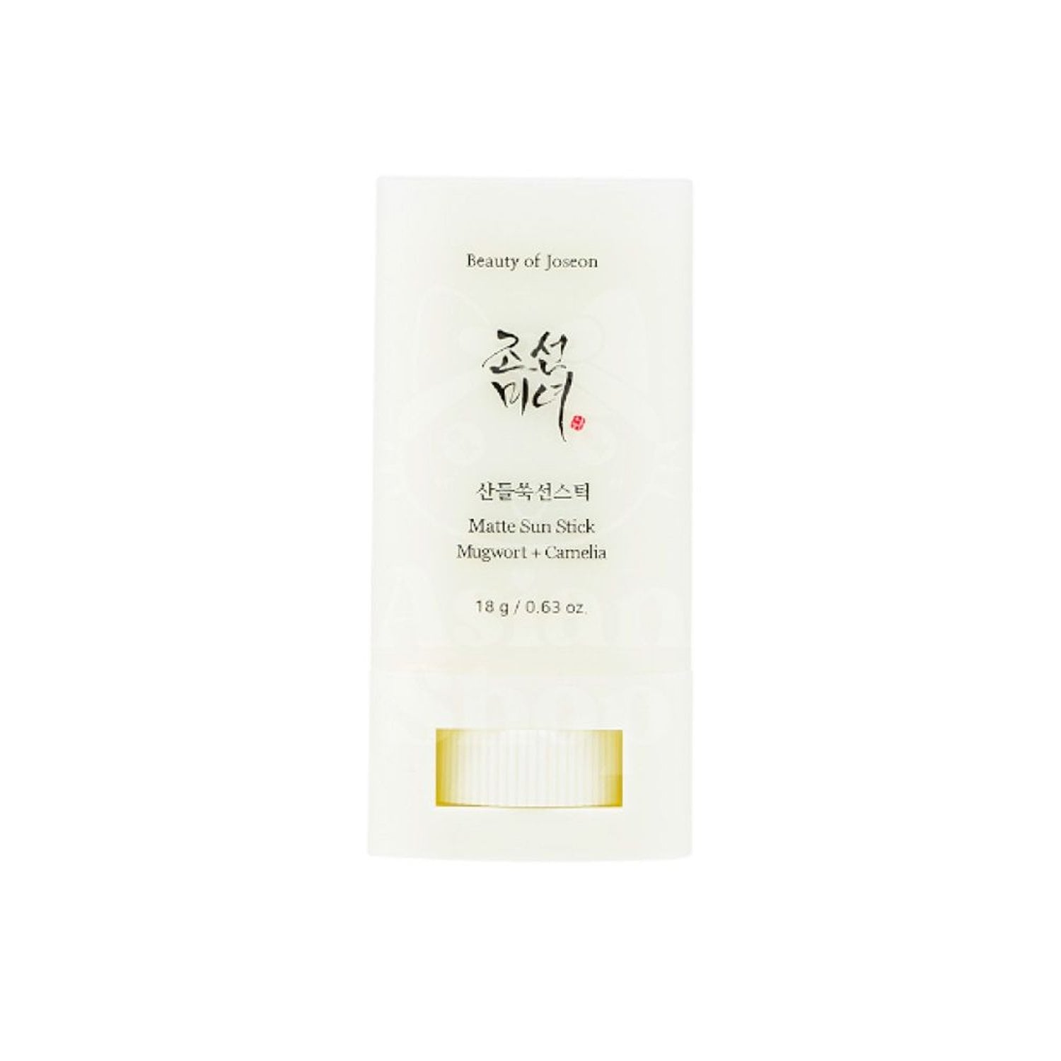 PROTECTOR SOLAR BEAUTY OF JOSEON MATTE SUN STICK MUGWORT + CAMELIA SPF 50+ PA++++ - 1