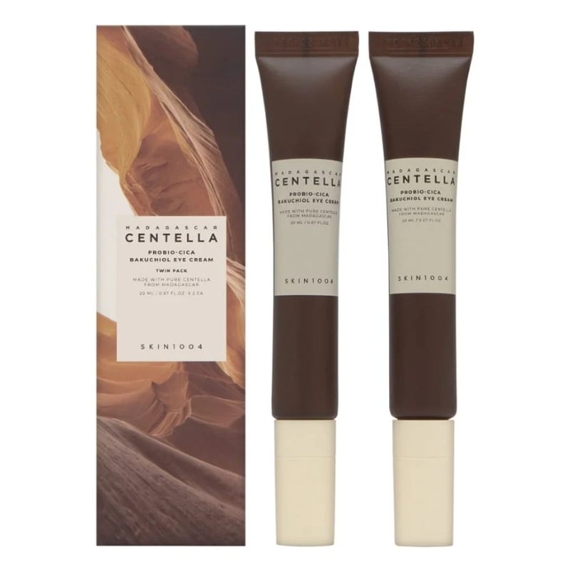 SKIN1004 MADAGASCAR CENTELLA PROBIO-CICA BAKUCHIOL EYE CREAM TWIN PACK 20ML*2 - 1