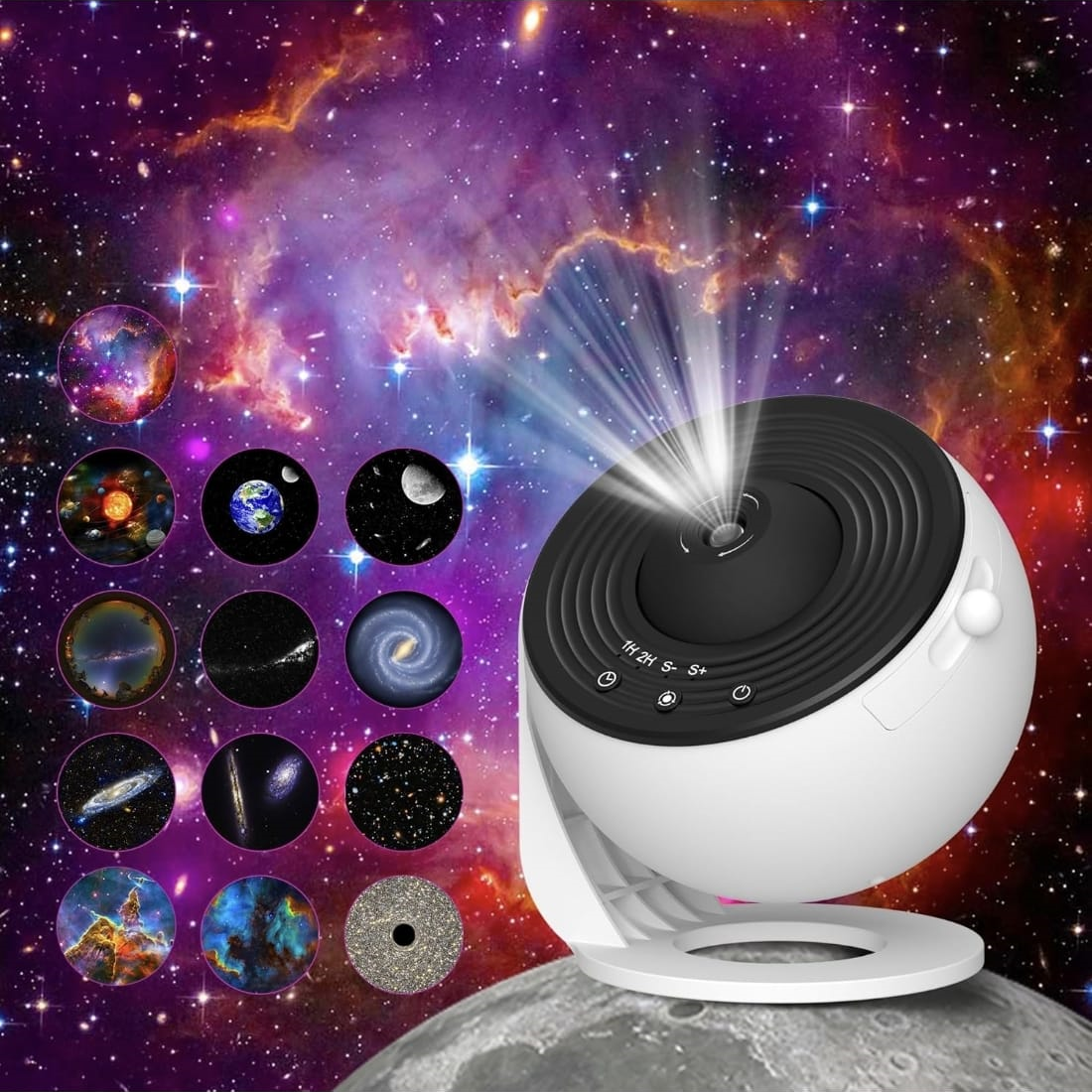PROYECTOR DE GALAXIA, PLANETARIO HD 13 DISCOS - 1
