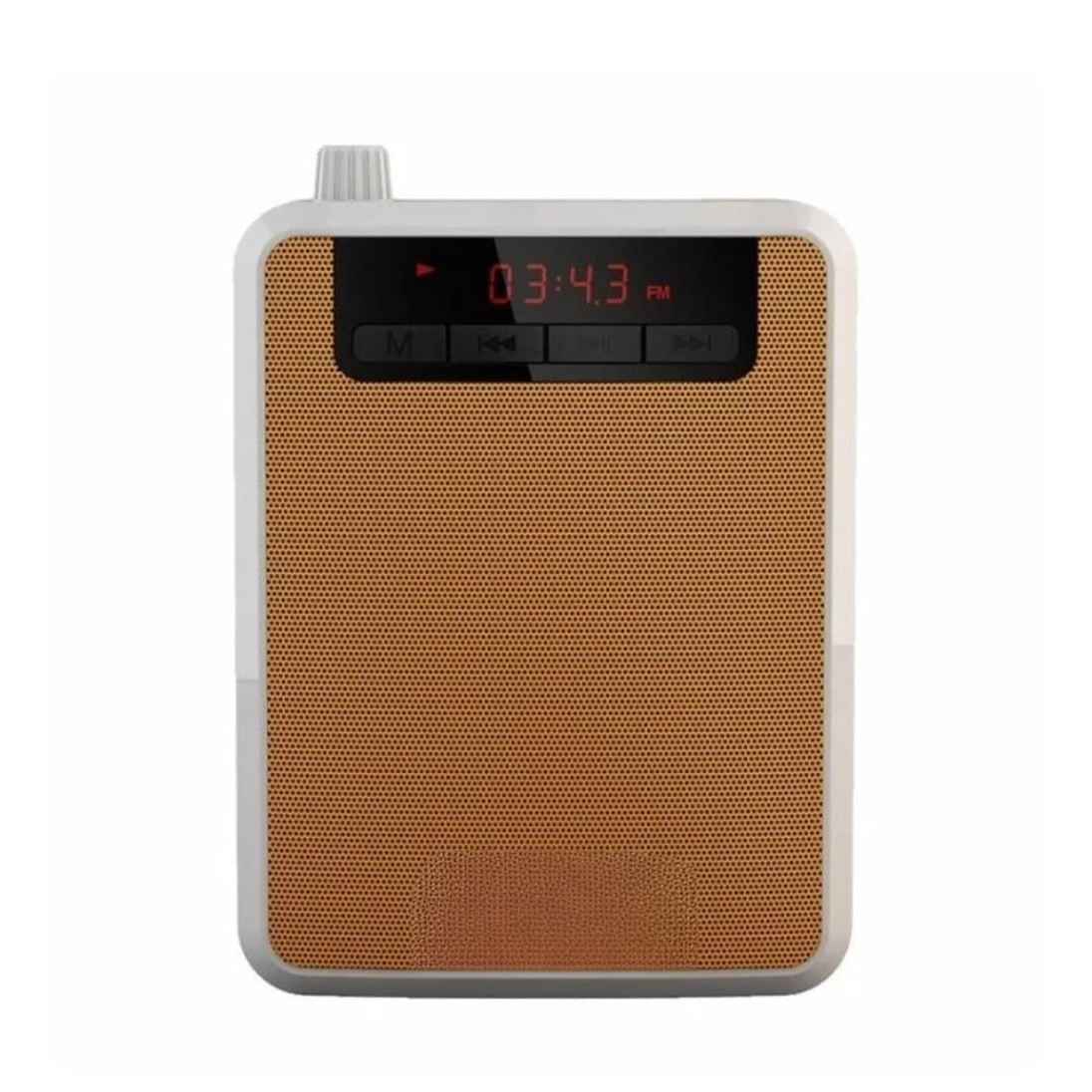 AMPLIFICADOR DE VOZ PORTÁTIL RECARGABLE CON MICRÓFONO VINCHA RADIO FM Y ALTA POTENCIA - 4