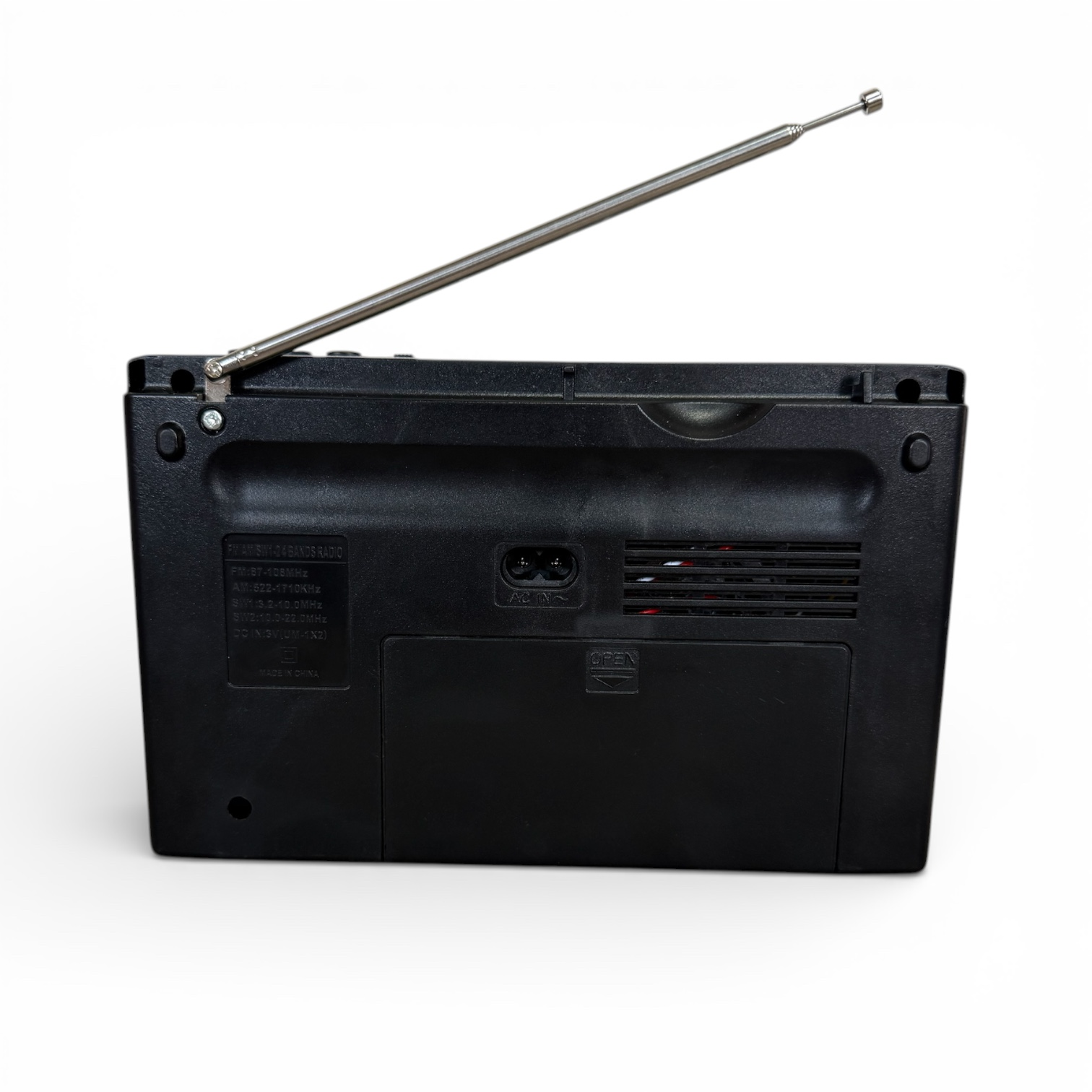RADIO PORTÁTIL BOSSNEY SOLAR BLUETOOTH FMAMSW CON LINTERNA - 6