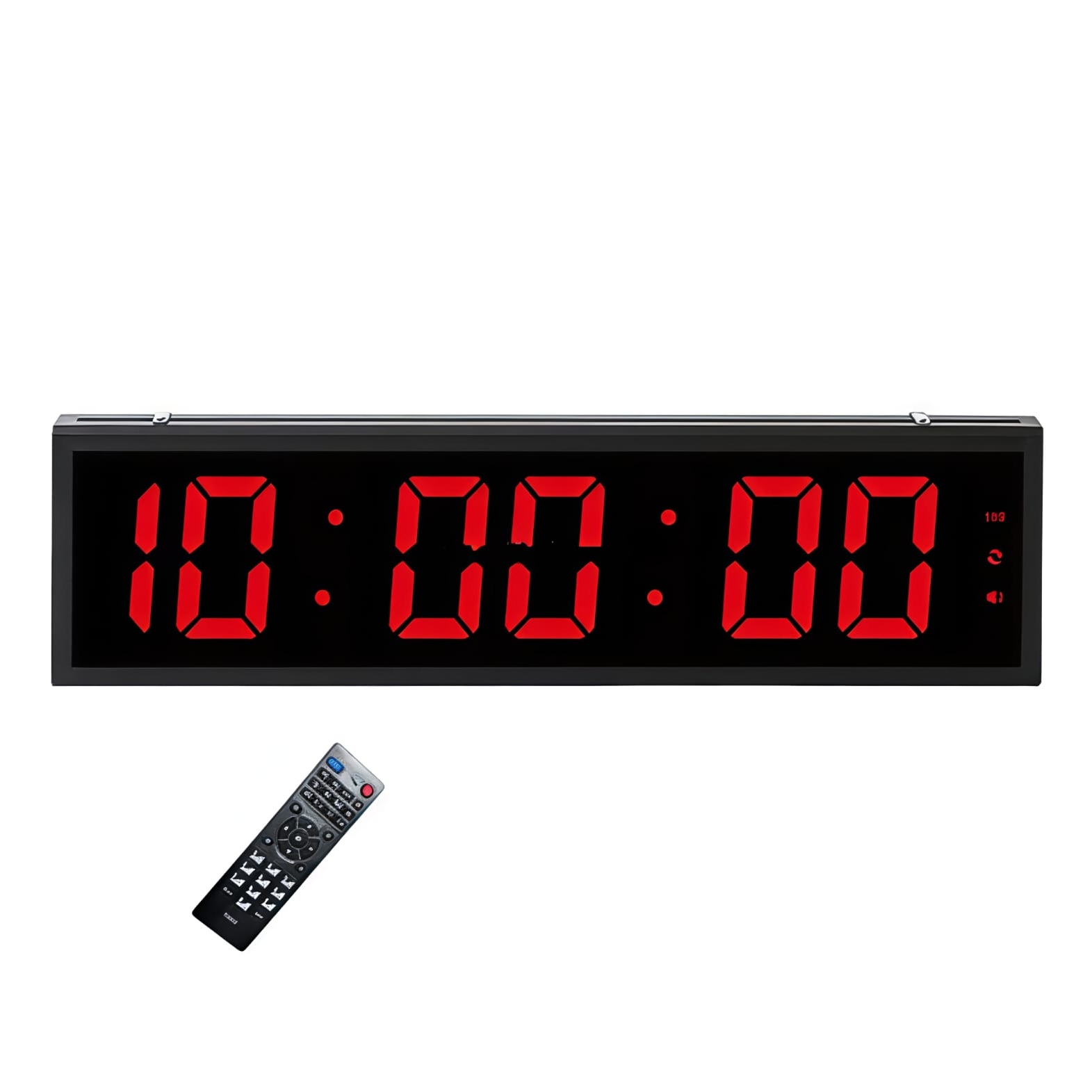 RELOJ DIGITAL LED GIGANTE 70X19 CM CON CRONÓMETRO, CUENTA REGRESIVA, INTERVALOS Y CONTROL REMOTO - 1