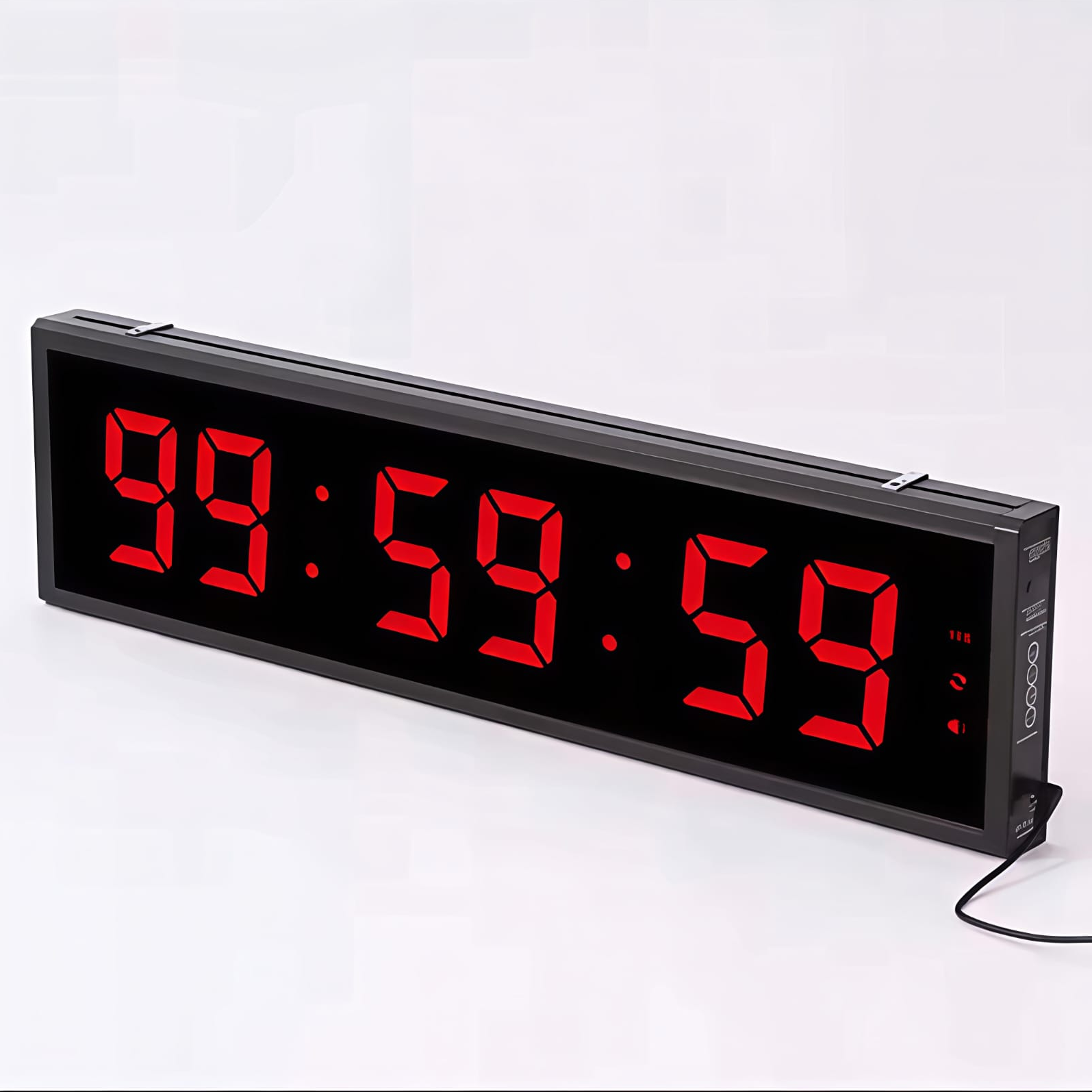 RELOJ DIGITAL LED GIGANTE 70X19 CM CON CRONÓMETRO, CUENTA REGRESIVA, INTERVALOS Y CONTROL REMOTO - 2