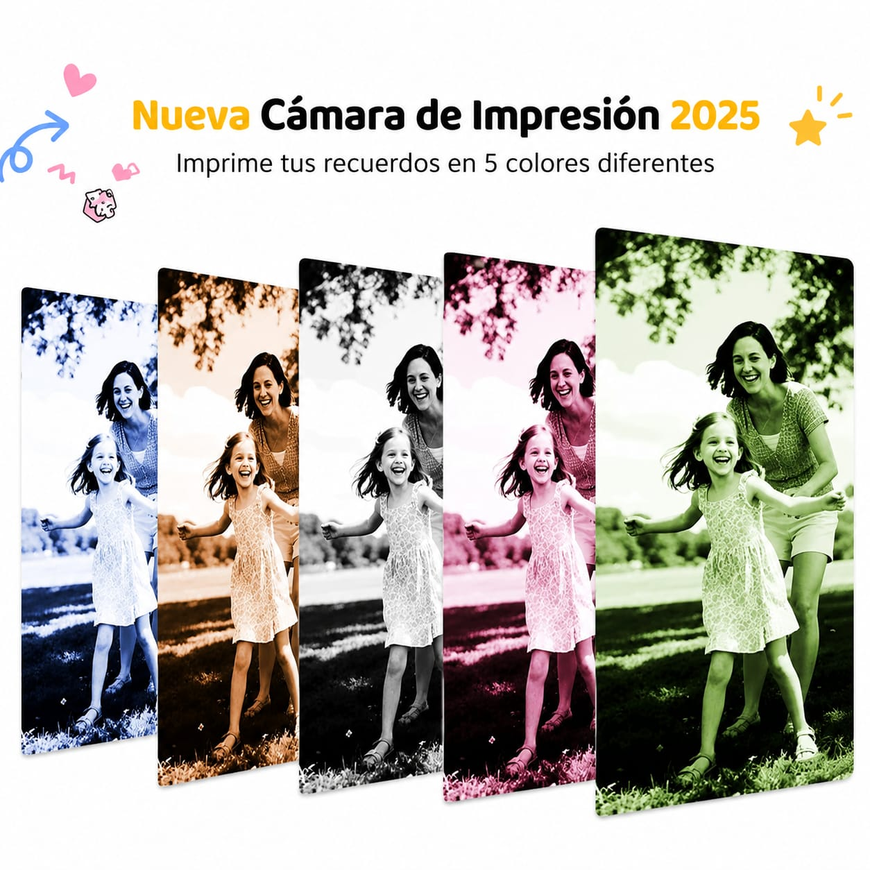 CÁMARA INSTANTÁNEA INFANTIL KGG CON IMPRESIÓN A COLOR - 3