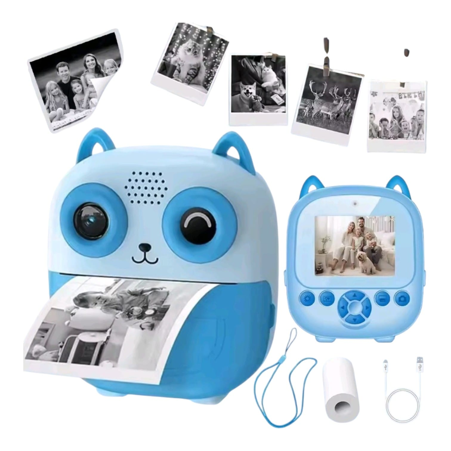 CÁMARA INSTANTÁNEA INFANTIL PANDA CON IMPRESIÓN TÉRMICA - 2