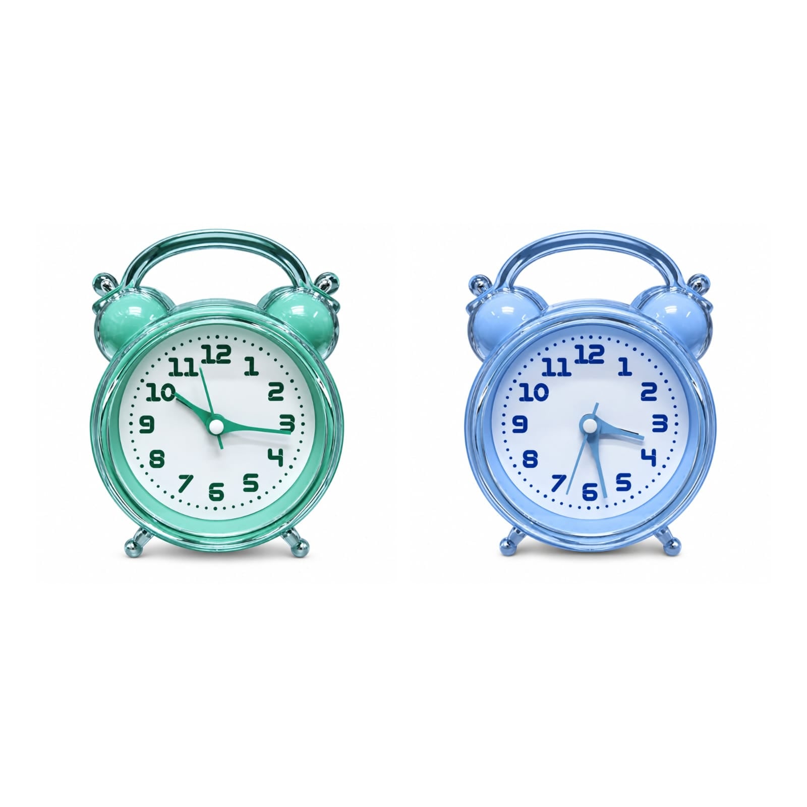 RELOJ DESPERTADOR ANALÓGICO DE MESA DISEÑO VINTAGE-H - 3