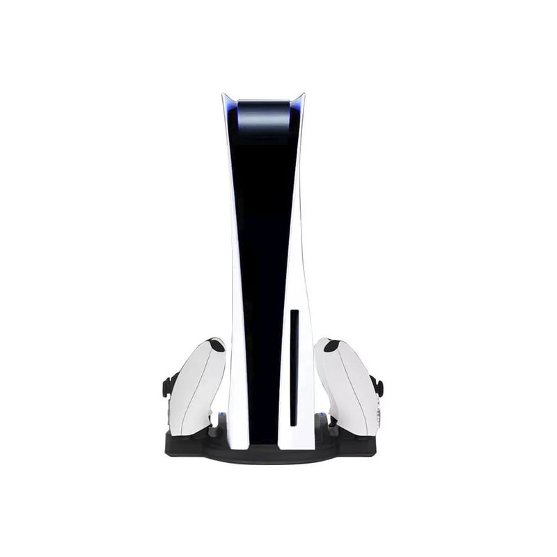 BASE DE CARGA DOBLE Y SOPORTE DE CONSOLA PARA MANDO PLAY STATION 5 PS5 - 2