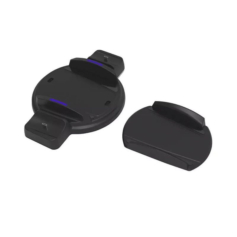 BASE DE CARGA DOBLE Y SOPORTE DE CONSOLA PARA MANDO PLAY STATION 5 PS5 - 5