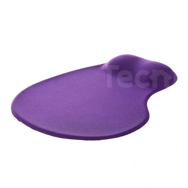 PAD MOUSE ERGONÓMICO CON ALMOHADILLA DE GEL DESCANSA MUÑECAS MORADO - 4