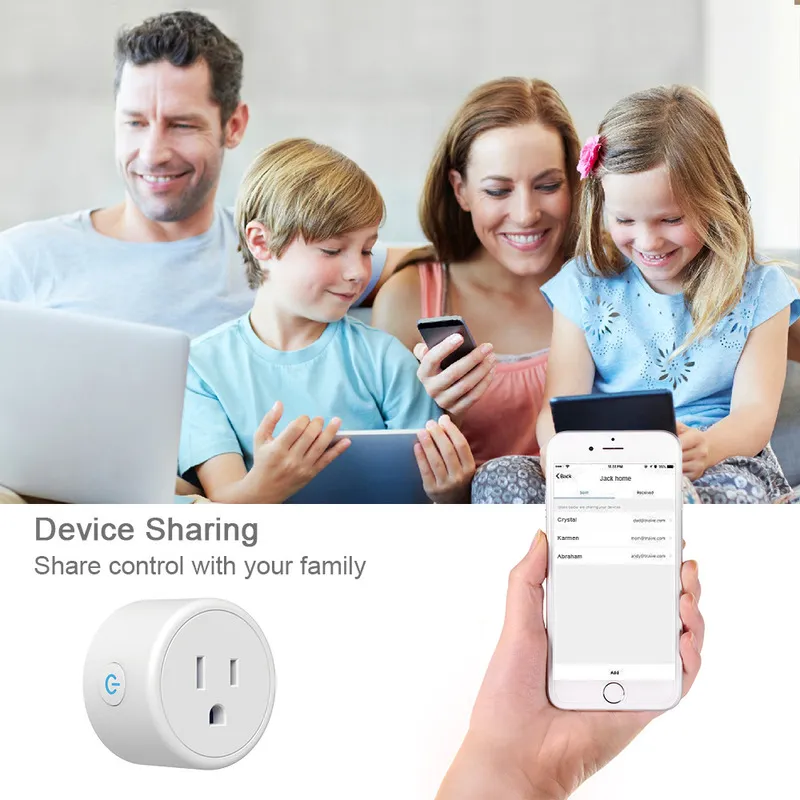 ENCHUFE ELÉCTRICO INTELIGENTE SMART WIFI CON CONTROL DE VOZ - 3