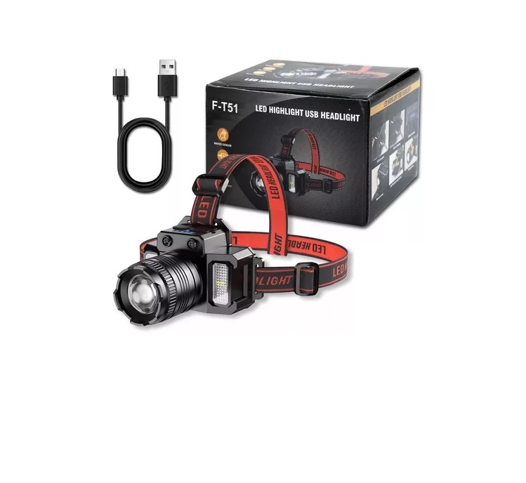 LINTERNA FRONTAL CON SENSOR LED LUZ DE BÚSQUEDA PARA ACAMPAR - 4