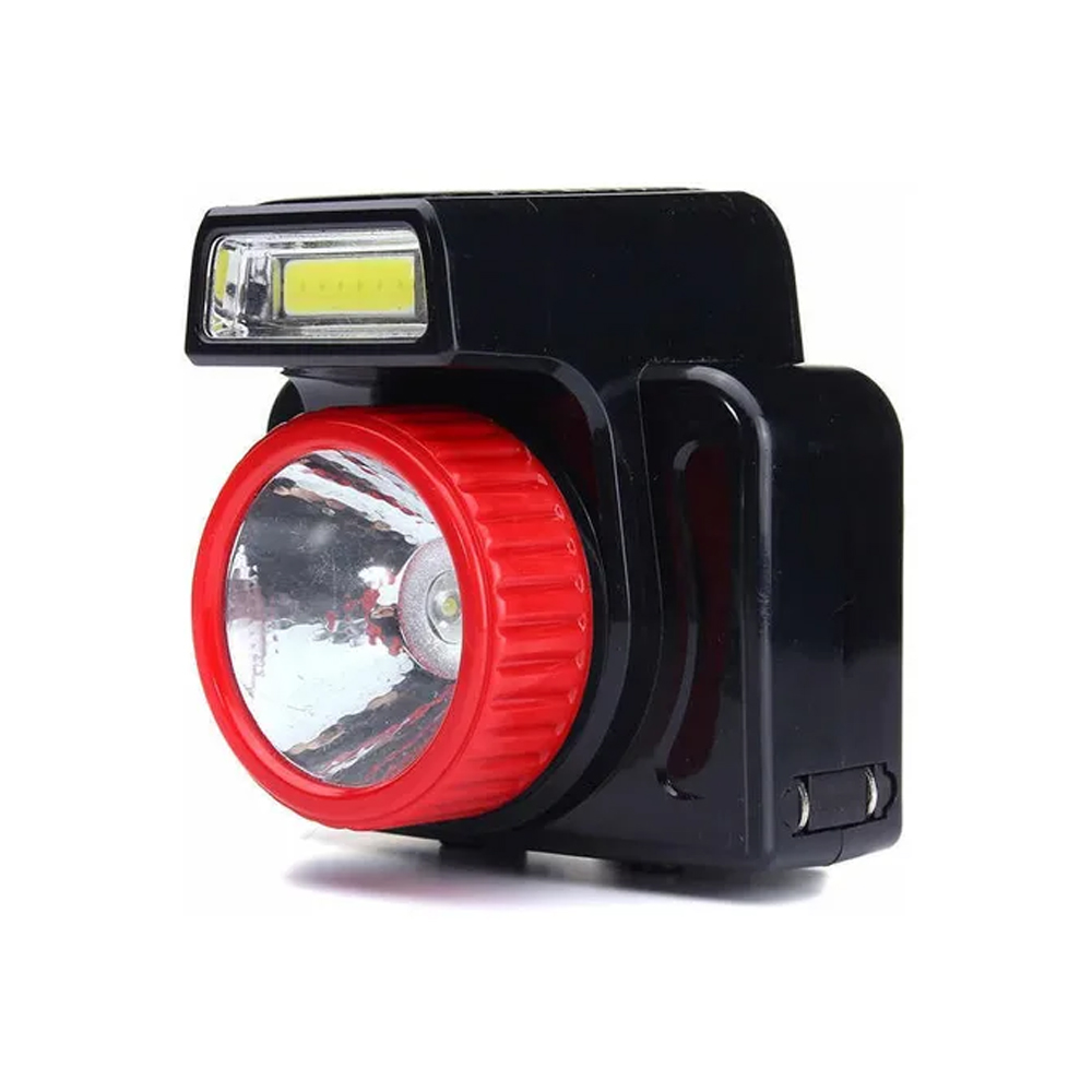 LINTERNA MINERA PARA CABEZA CON PANEL SOLAR DE CARGA PARA CAMPING - 1