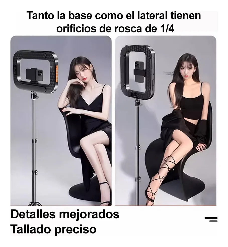 LUZ LED RECARGABLE INALÁMBRICO PARA FOTOGRAFIA PROFESIONAL - 6