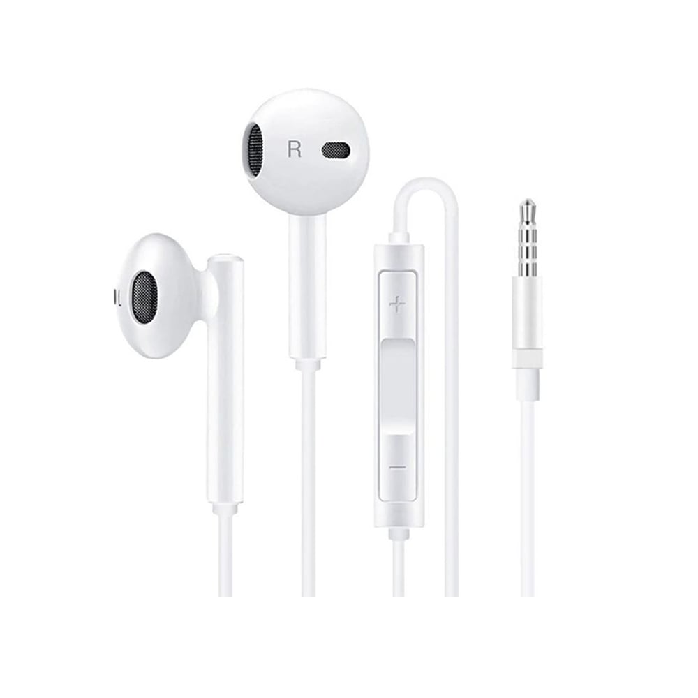 AUDÍFONOS CON CABLE AUX. 3.5 MM IN-EAR PARA CELULAR TABLET SMARTPHONE PC O LAPTOP T-R19 - 3