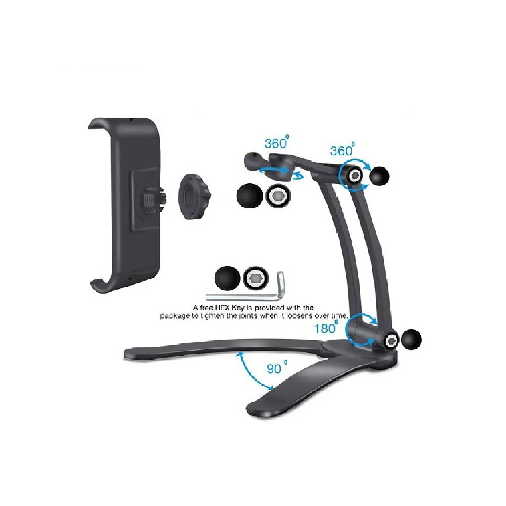 SOPORTE PARA TELÉFONO MÓVIL CELULAR SMARTPHONE TABLET IPAD PARA MESA O PARED - 6