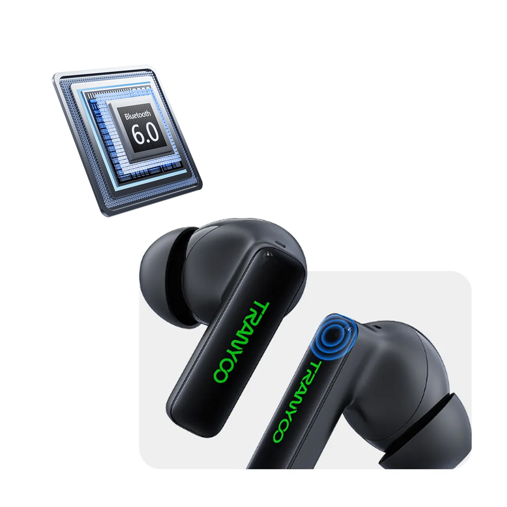 AUDÍFONOS TRANYOO T-M01 DE GOMA | EXTRA BASS | SONIDO ENVOLVENTE | CONTROL POR APP - 7