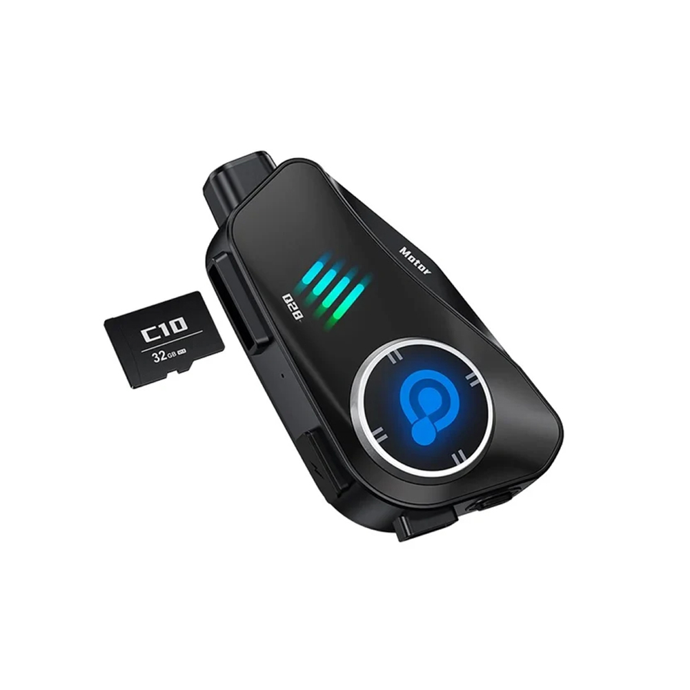 AURICULARES BLUETOOTH 5.3 PARA CASCO DE MOTO CON CÁMARA HD 1080P WIFI IPX6 MT-Q28 - 2