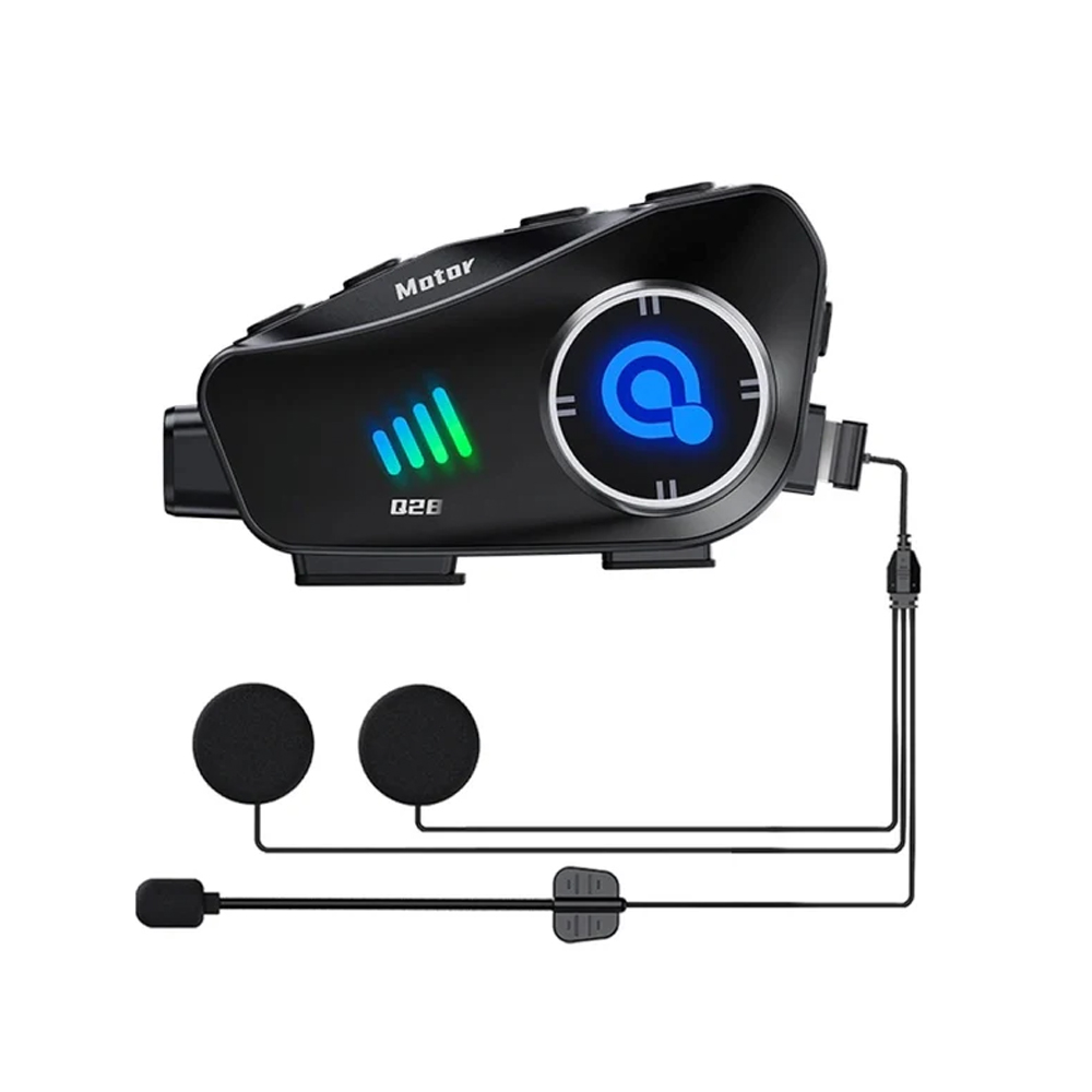 AURICULARES BLUETOOTH 5.3 PARA CASCO DE MOTO CON CÁMARA HD 1080P WIFI IPX6 MT-Q28 - 5