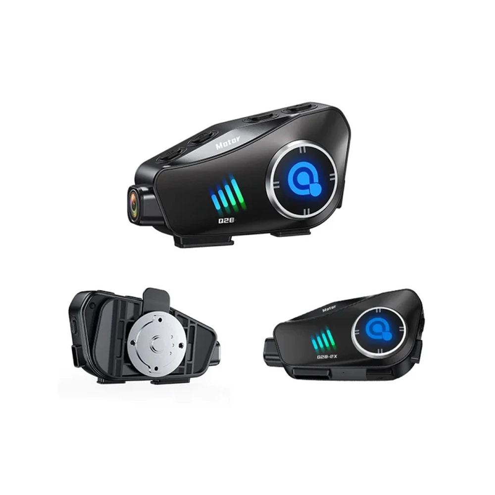 AURICULARES BLUETOOTH 5.3 PARA CASCO DE MOTO CON CÁMARA HD 1080P WIFI IPX6 MT-Q28 - 6