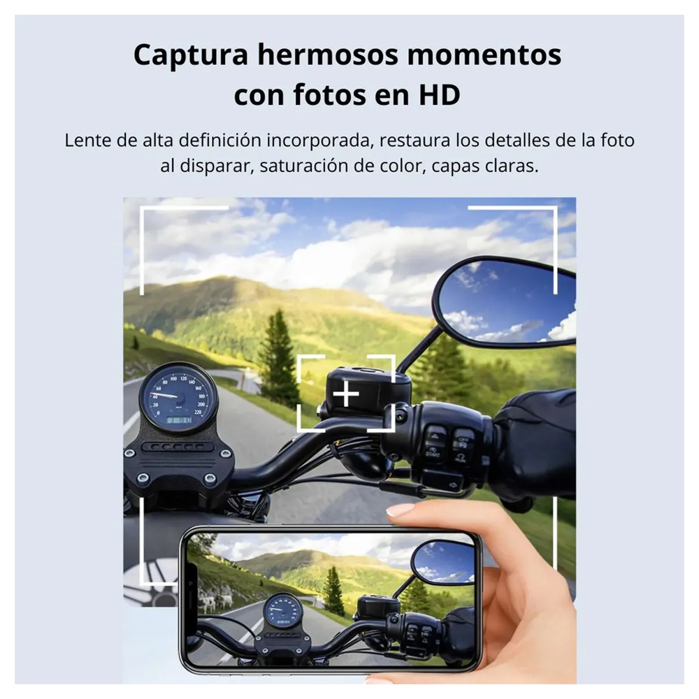 AURICULARES BLUETOOTH 5.3 PARA CASCO DE MOTO CON CÁMARA HD 1080P WIFI IPX6 MT-Q28 - 9