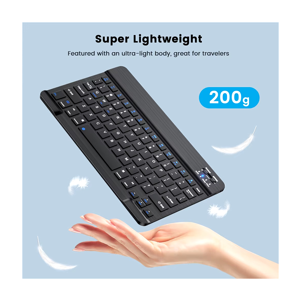 KIT TECLADO Y MOUSE INALAMBRICO BLUETOOTH 2.4G RECARGABLE IOS WINDOWS IPAD - 7