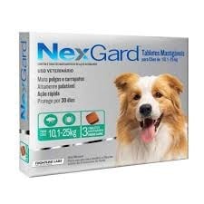 NEXGARD 68 MG PERROS DE 10.1 – 25 KG X 1 TABLETA - 1
