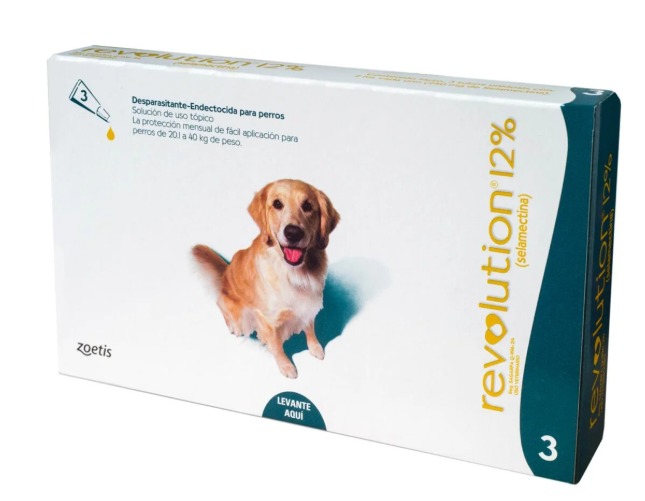 REVOLUTION 12% X 2.00 ML (20.1- 40KG) (VERDE) – CAJA 3 UNIDADES - 1