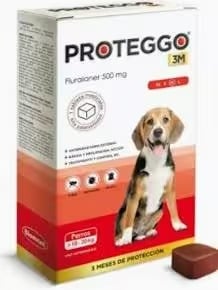 PROTEGGO 3M 500 MG - 10 A 20 KG - 1 TAB X 3 MESES - 1