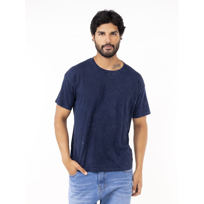 POLO MANGA CORTA HOMBRE NEW YORK STARS BASICO TIEDYE - 1