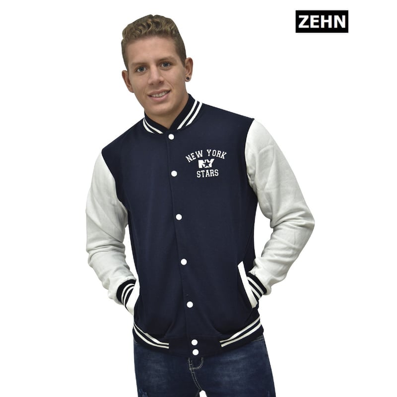 CASACA FRANELA HOMBRE NEW YORK STARS UNIVERSITARIO BASEBALL - 2