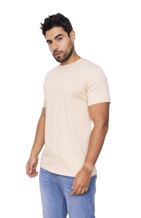 POLO BASICO MANGA CORTA BEIGE - 2