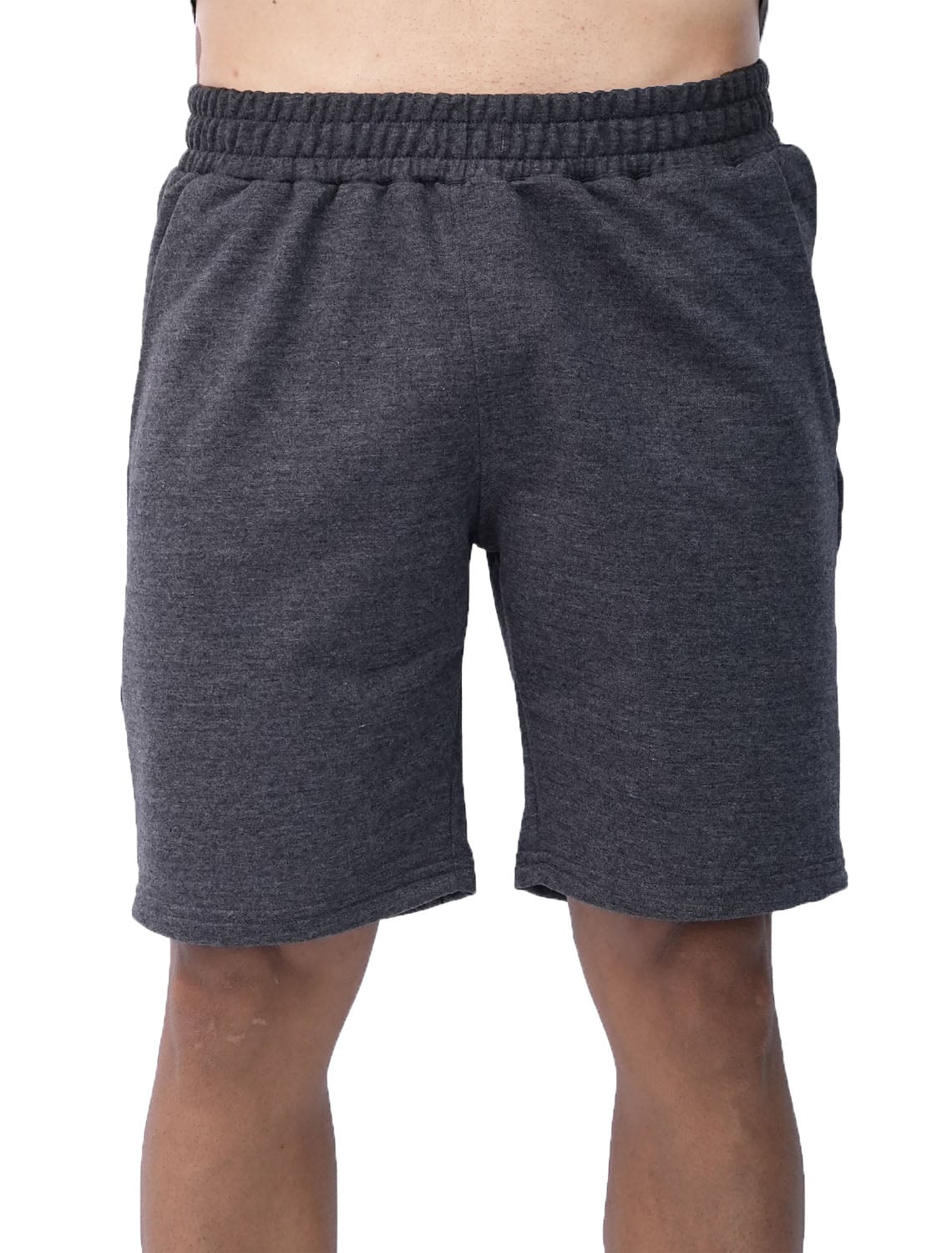 SHORT FRESH TERRY GRIS OSCURO - 1