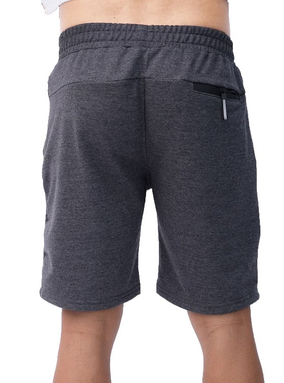 SHORT FRESH TERRY GRIS OSCURO - 2