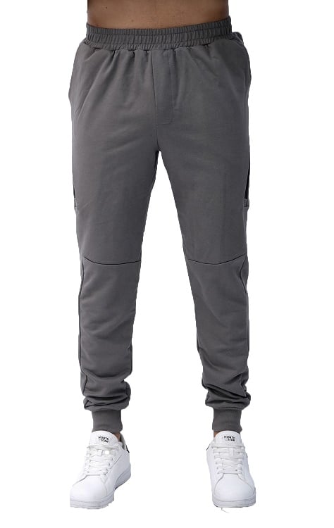 JOGGER FRESH TERRY GRIS - 1