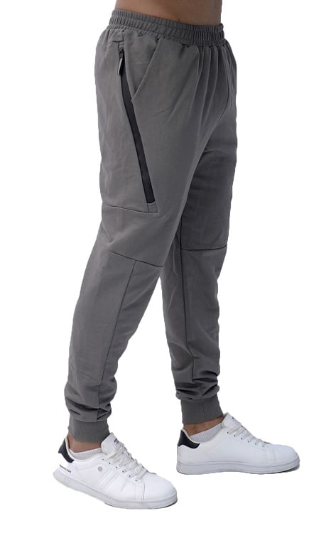 JOGGER FRESH TERRY GRIS - 2