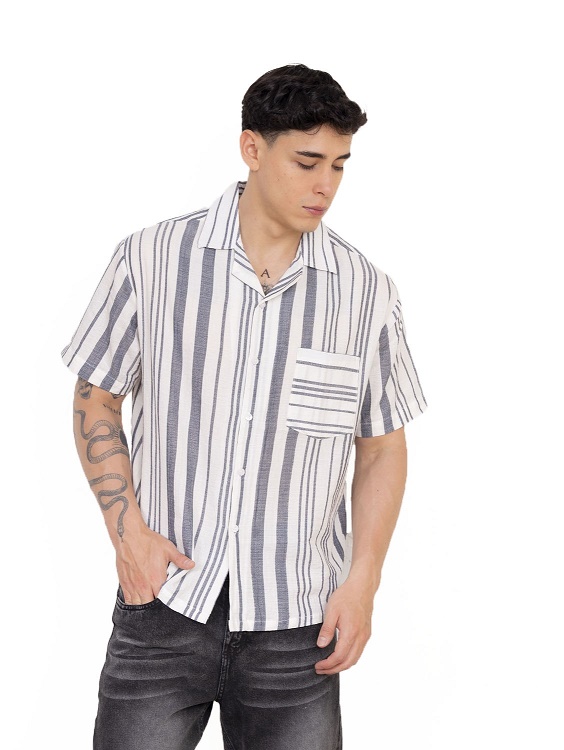 CAMISA DE LINO GRIS - 2