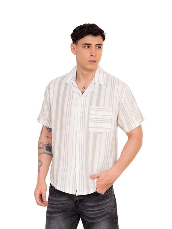 CAMISA DE LINO VERDE - 2