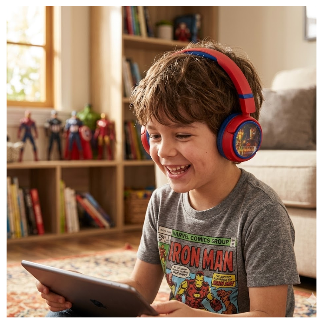 AUDÍFONOS CONEXIÓN BLUETOOTH CON DISEÑO PARA NIÑOS - 1