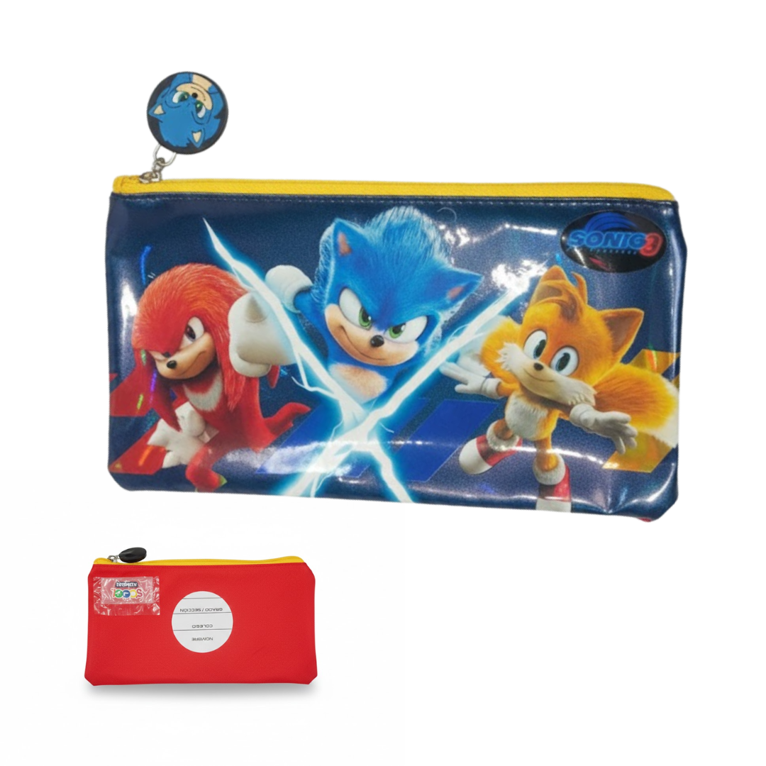 MOCHILA SONIC 3 EN 1 PARA NIÑOS MULTIPACK ESCOLAR - 4