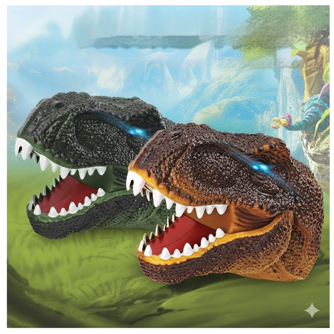 PISTOLA LANZADOR DE HIDROGEL DINOSAURIO CON DARDOS Y ACCESORIOS - 1
