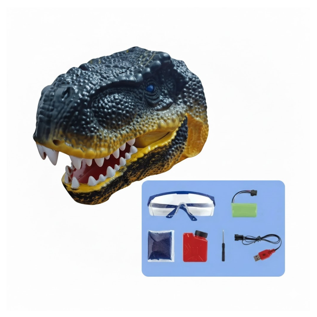 PISTOLA LANZADOR DE HIDROGEL DINOSAURIO CON DARDOS Y ACCESORIOS - 4
