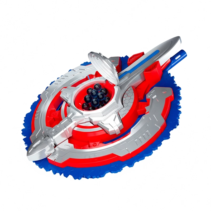 Escudo con Espada Desmontable y Lanza Balines de Hidrogel – Recargable Estilo Capitán América - 3