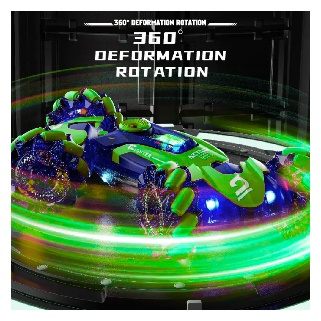 CARRO STUNT 360° CON PULSERA INTELIGENTE, LUCES Y NIEBLA - 4