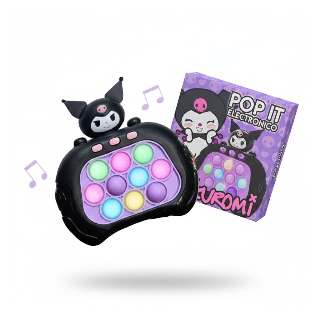 JUGUETE KUROMI POP IT MUSICAL + DIVERSIÓN EN NIVELES +900 NIVELES - 1