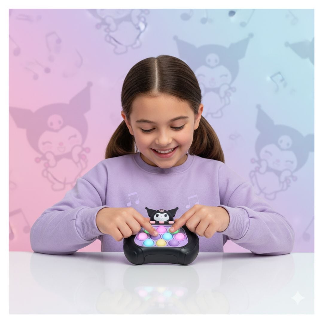 JUGUETE KUROMI POP IT MUSICAL + DIVERSIÓN EN NIVELES +900 NIVELES - 4