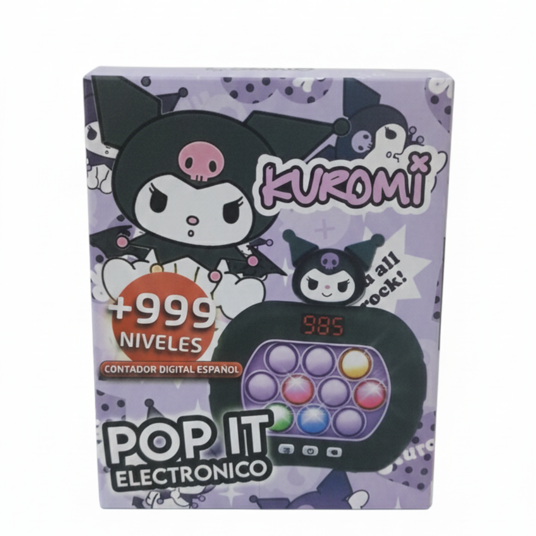 JUGUETE KUROMI POP IT MUSICAL CON PANTALLA + DIVERSIÓN EN NIVELES +900 NIVELES - 4