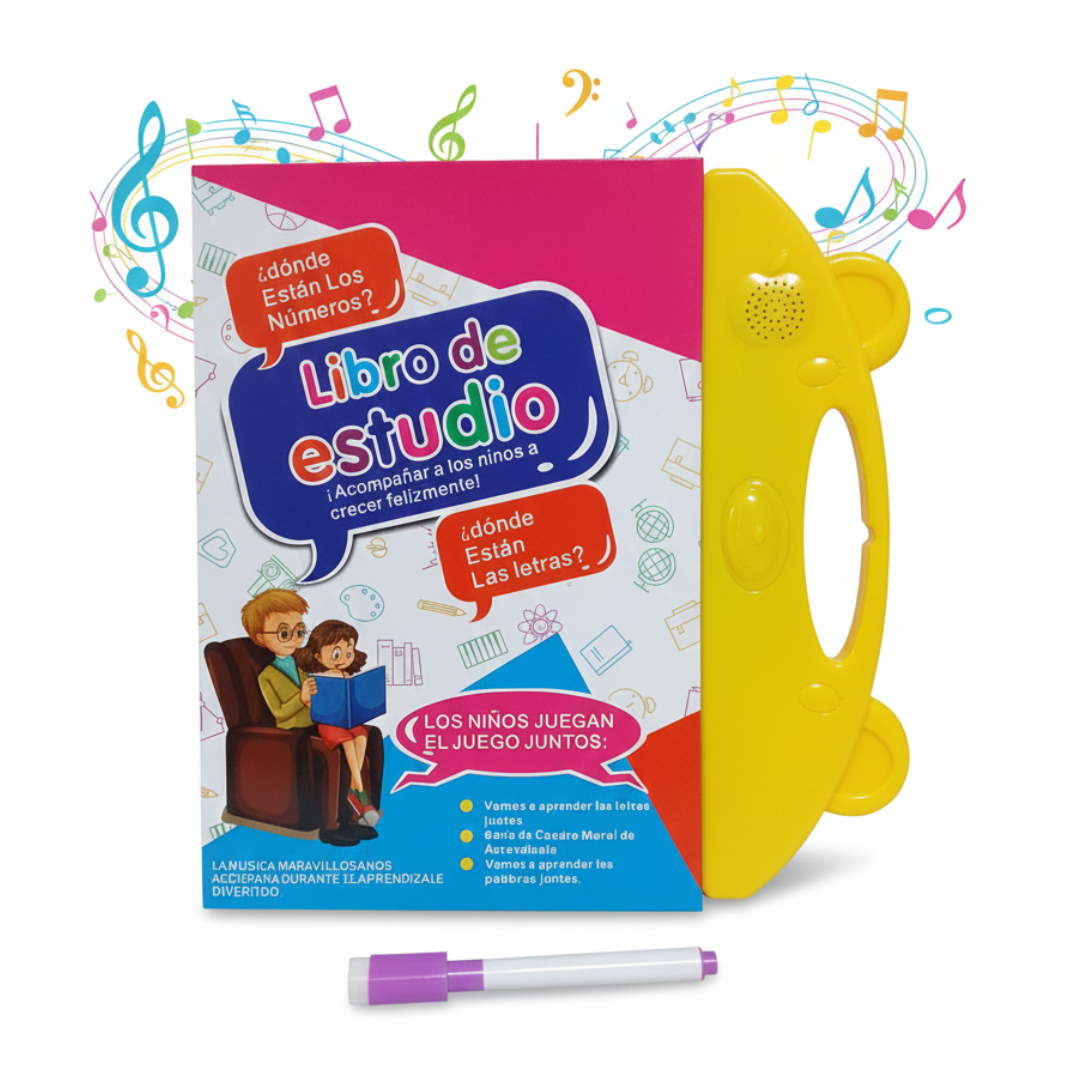 JUEGO MESA LIBRO DIDÁCTICO BILINGÜE NIÑOS SONIDO ESTIMULACIÓN - 1