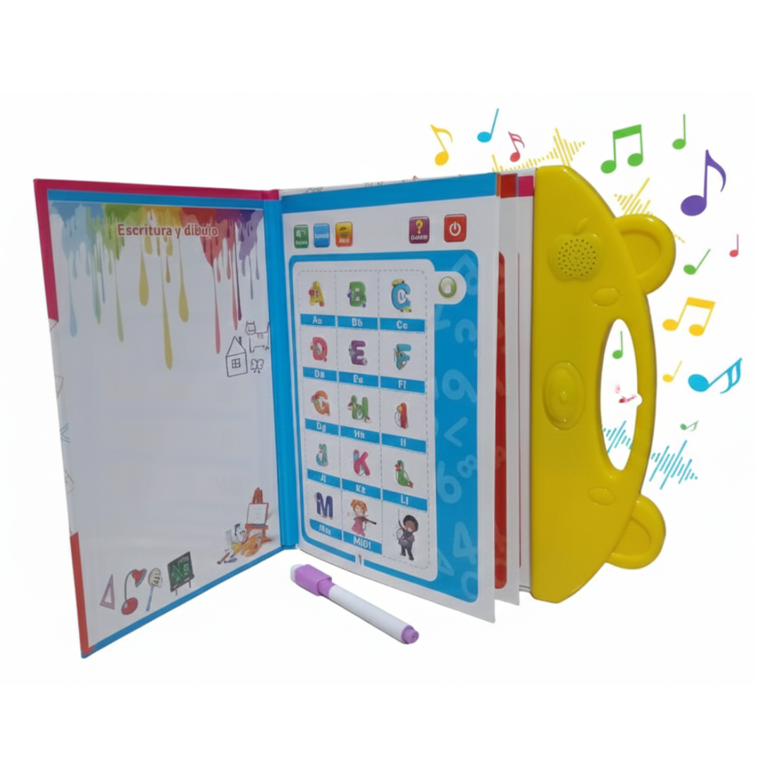 JUEGO MESA LIBRO DIDÁCTICO BILINGÜE NIÑOS SONIDO ESTIMULACIÓN - 4
