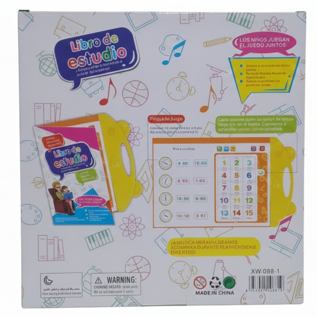 JUEGO MESA LIBRO DIDÁCTICO BILINGÜE NIÑOS SONIDO ESTIMULACIÓN - 7