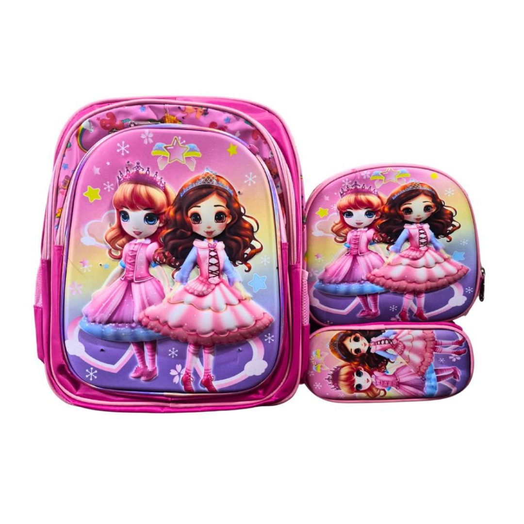 MOCHILA PARA NIÑAS 3 EN 1 MULTIPACK REGRESO AL COLEGIO MEGAPACK INFANTIL - 1